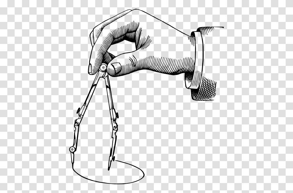 Drawing A Circle Clip Art Free Vector, Bow, Blow Dryer, Weapon, Blade Transparent Png