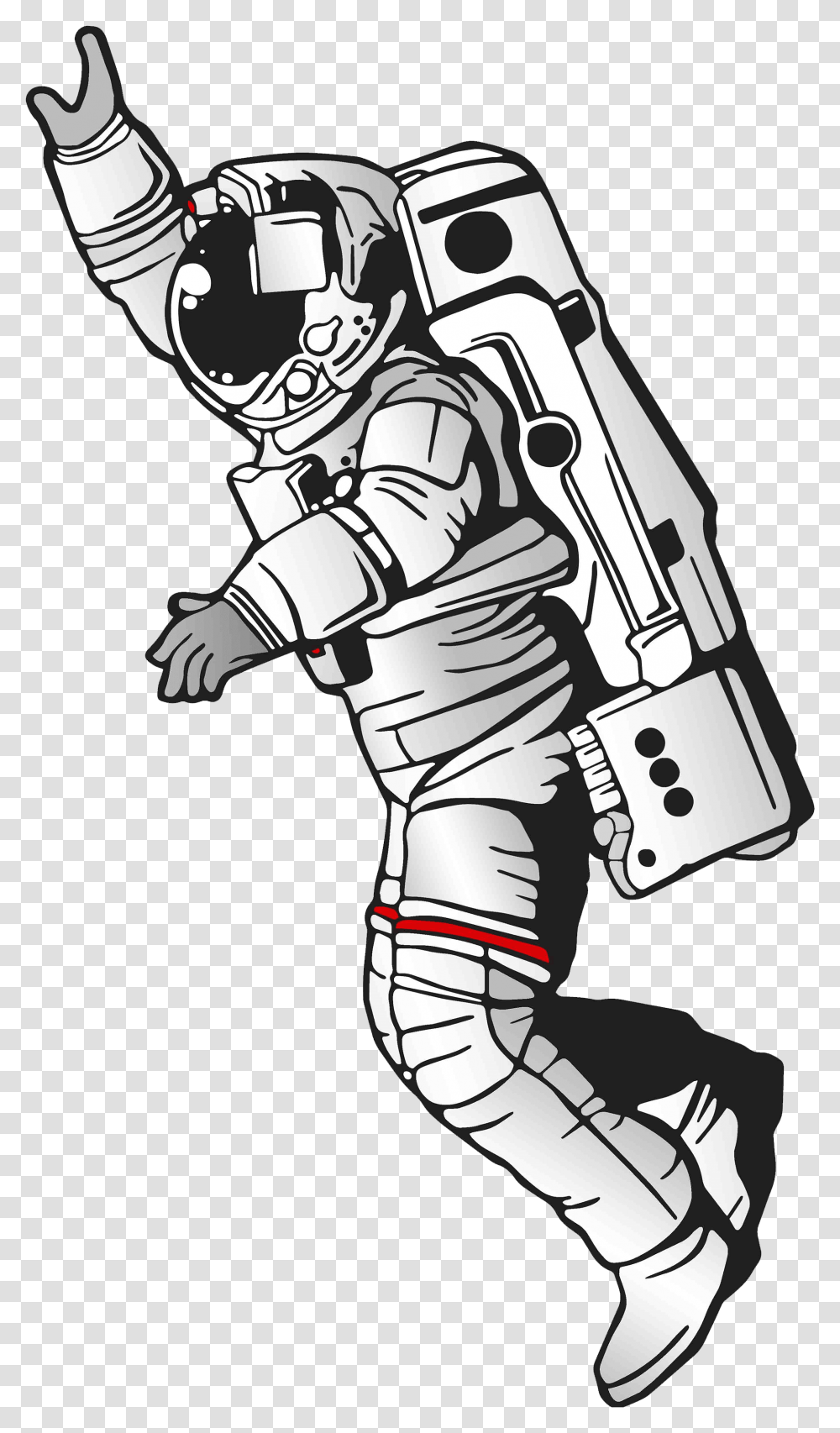 Drawing Art Spaceman Transprent Spaceman, Person, Human, Astronaut Transparent Png