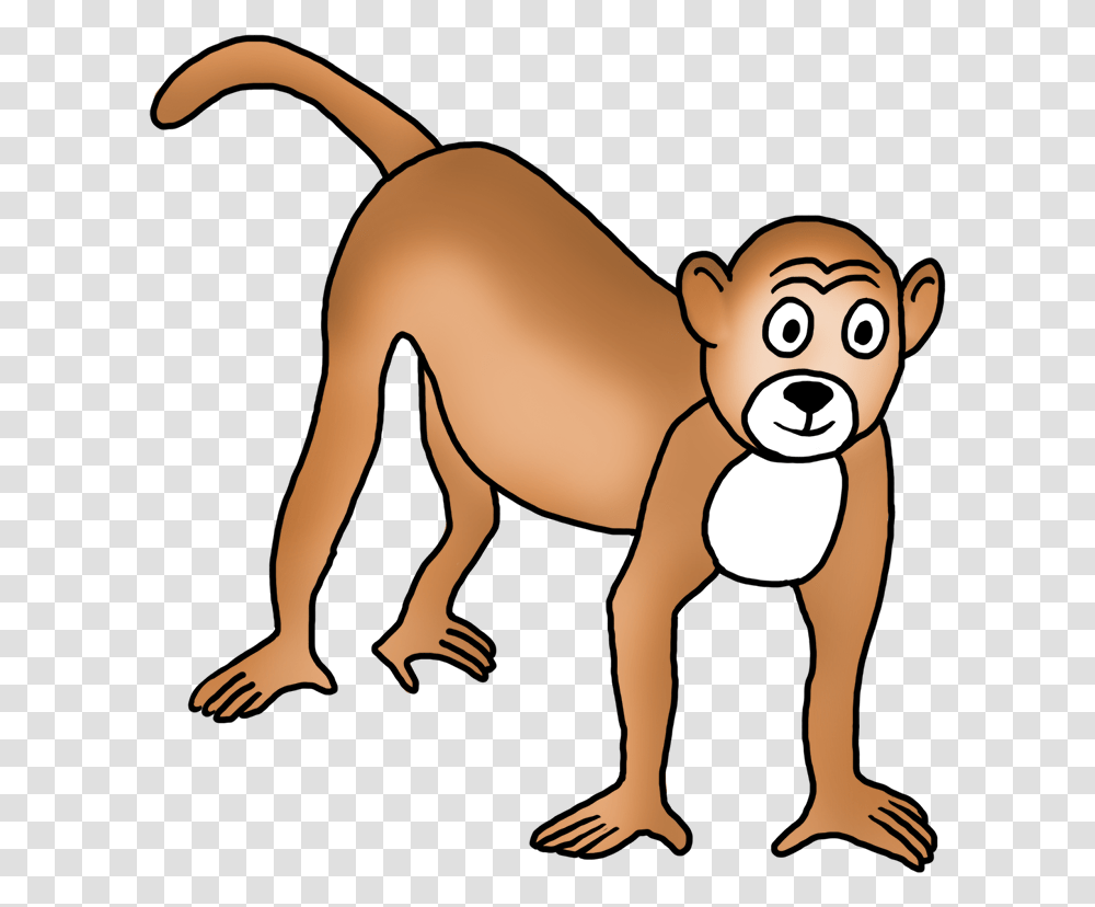Drawing Bald Monkey Clip Art Drawing, Animal, Mammal, Pet, Canine Transparent Png