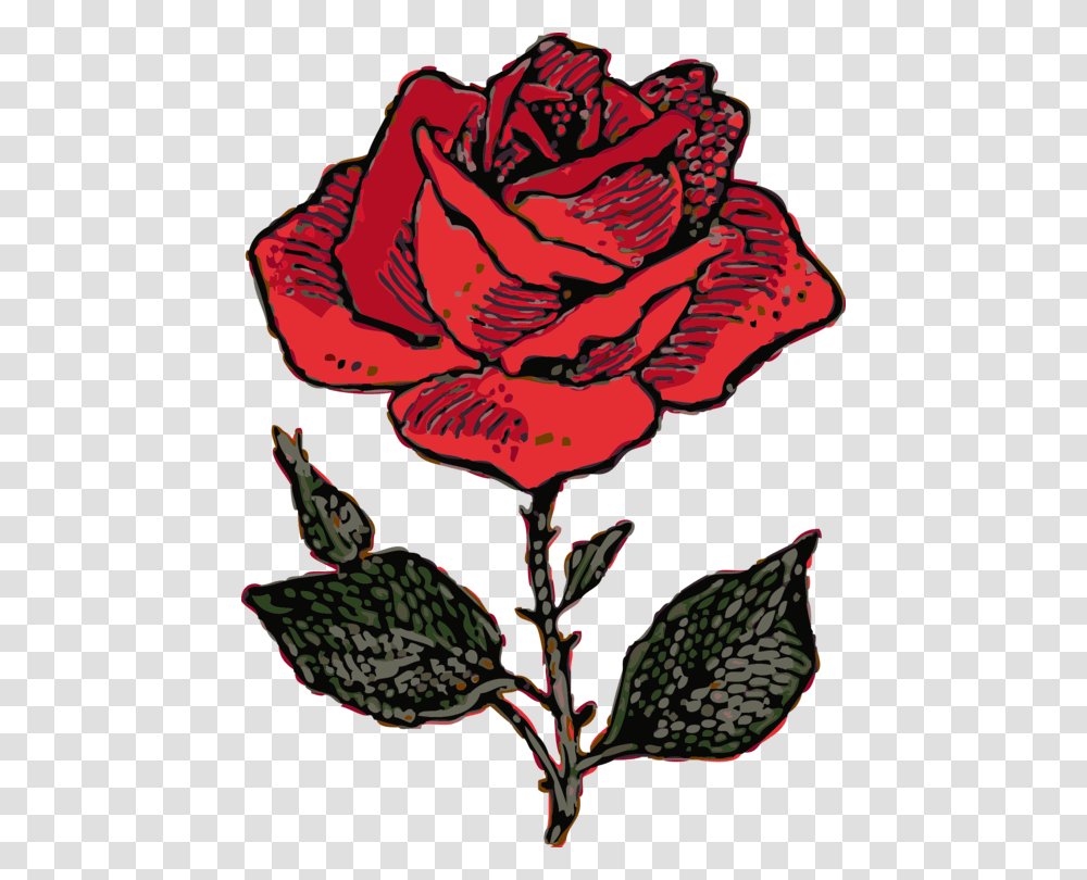 Drawing Black Rose Download Computer Icons Damask Rose Free, Plant, Flower, Pattern Transparent Png