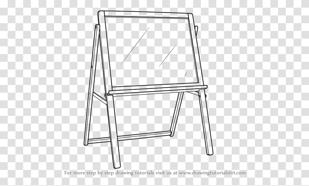 Drawing Board Picture Drawing Board, Chair, Furniture, Stand, Shop Transparent Png