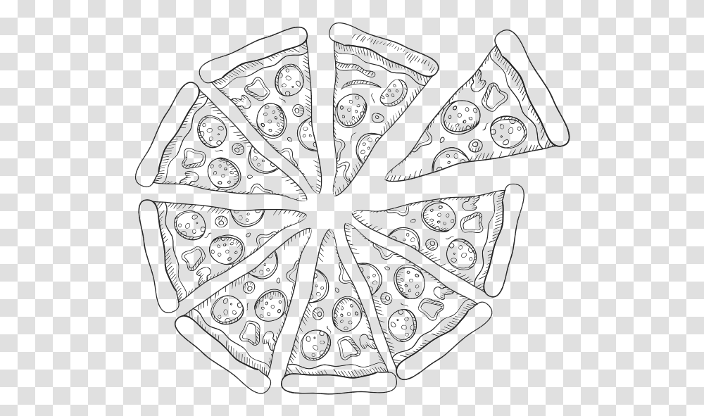 Drawing Boxes Pizza Pizza Sketch, Rug, Pattern, Clothing, Apparel Transparent Png