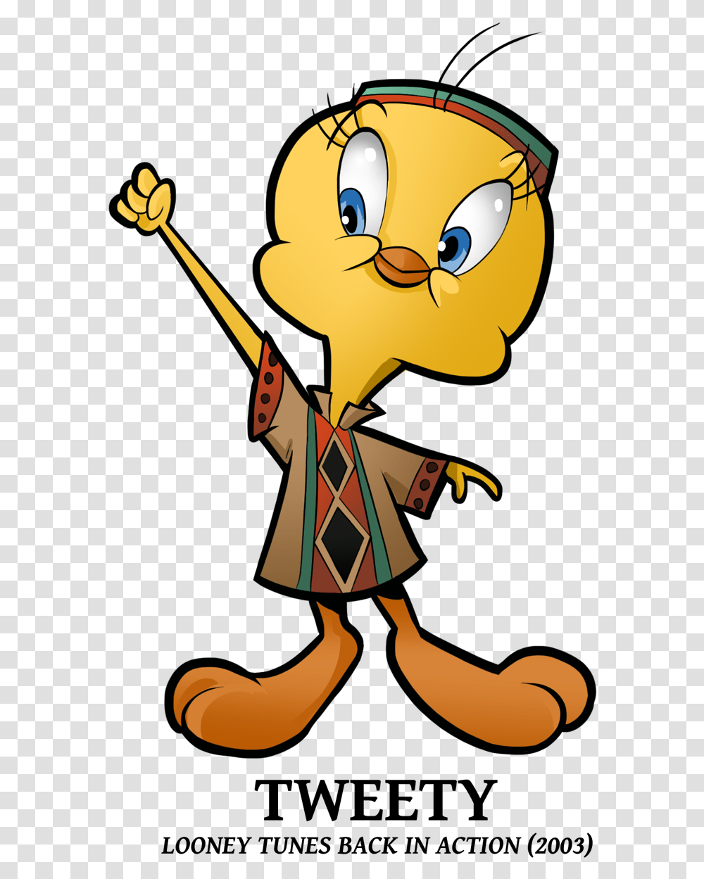 Drawing Bugs Looney Tunes Picture 2207549 Looney Tunes Back In Action Tweety Bird, Hand, Leisure Activities, Dress, Clothing Transparent Png