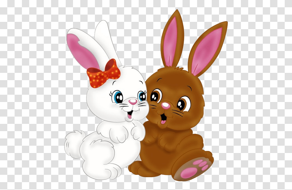 Drawing Bunnies Cute & Clipart Free Download Happy Easter From Our House To Yours, Mammal, Animal, Hare, Rodent Transparent Png