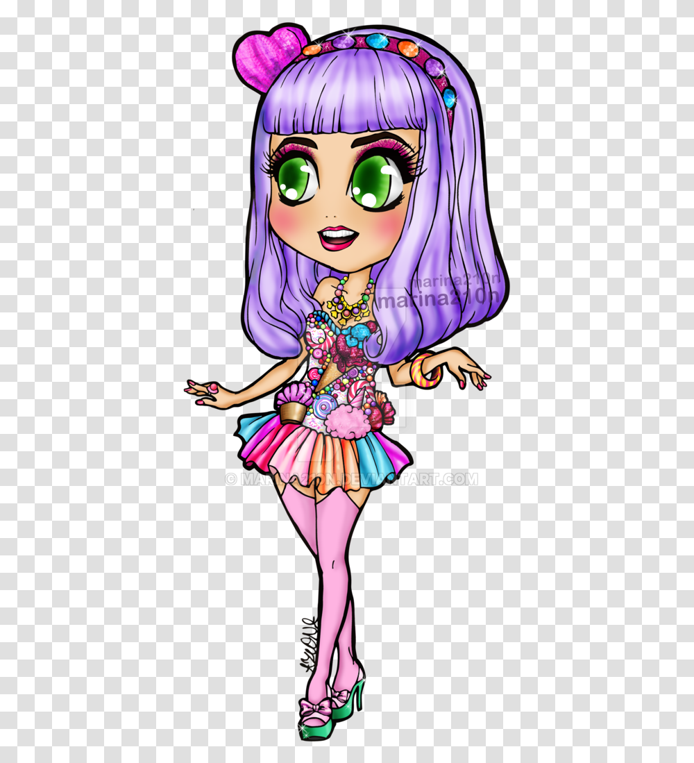 Drawing California Gurls Chibi Teenage Dream Katy Perry California Gurls Dibujo, Doll, Toy, Person, Barbie Transparent Png