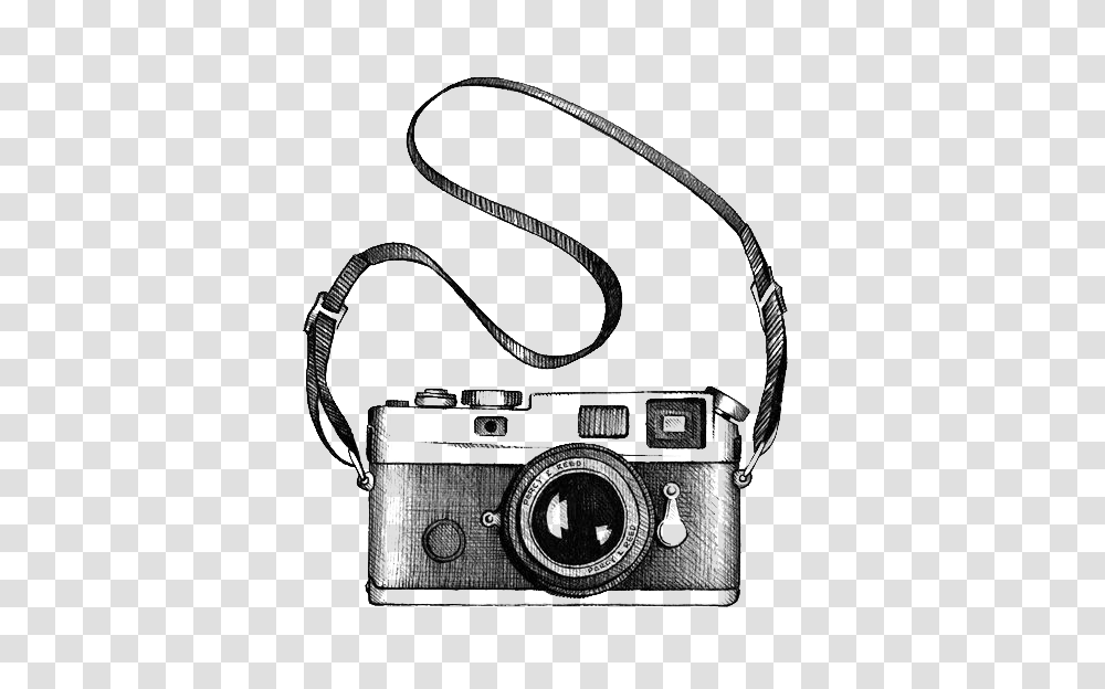 Drawing Camera Photography Clip Art, Electronics, Strap, Digital Camera, Headphones Transparent Png