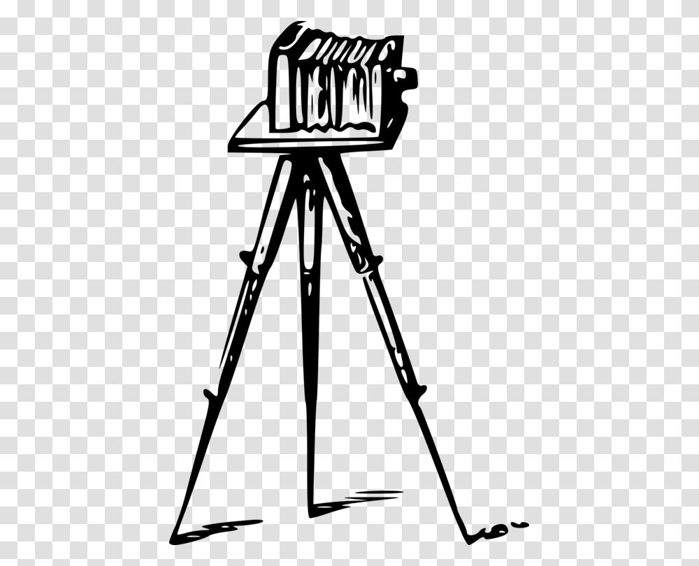 Drawing Camera Tripod Photographer, Gray, World Of Warcraft Transparent Png