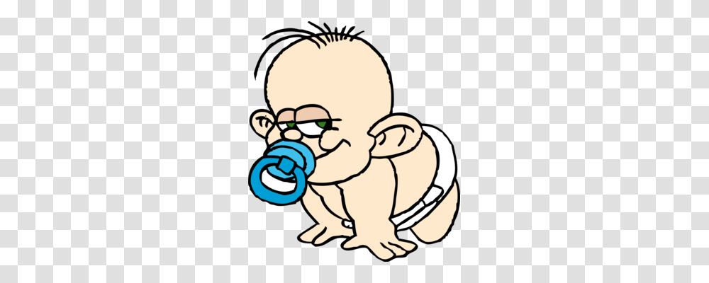 Drawing Cartoon Boy Line, Baby, Rattle Transparent Png