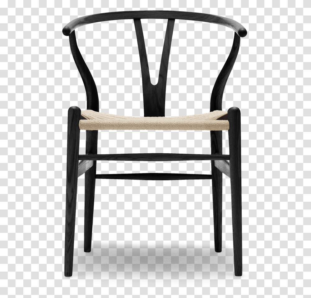 Drawing Chairs Plastic Chair Chair Hans Wegner Wishbone Black, Furniture, Armchair, Crib Transparent Png
