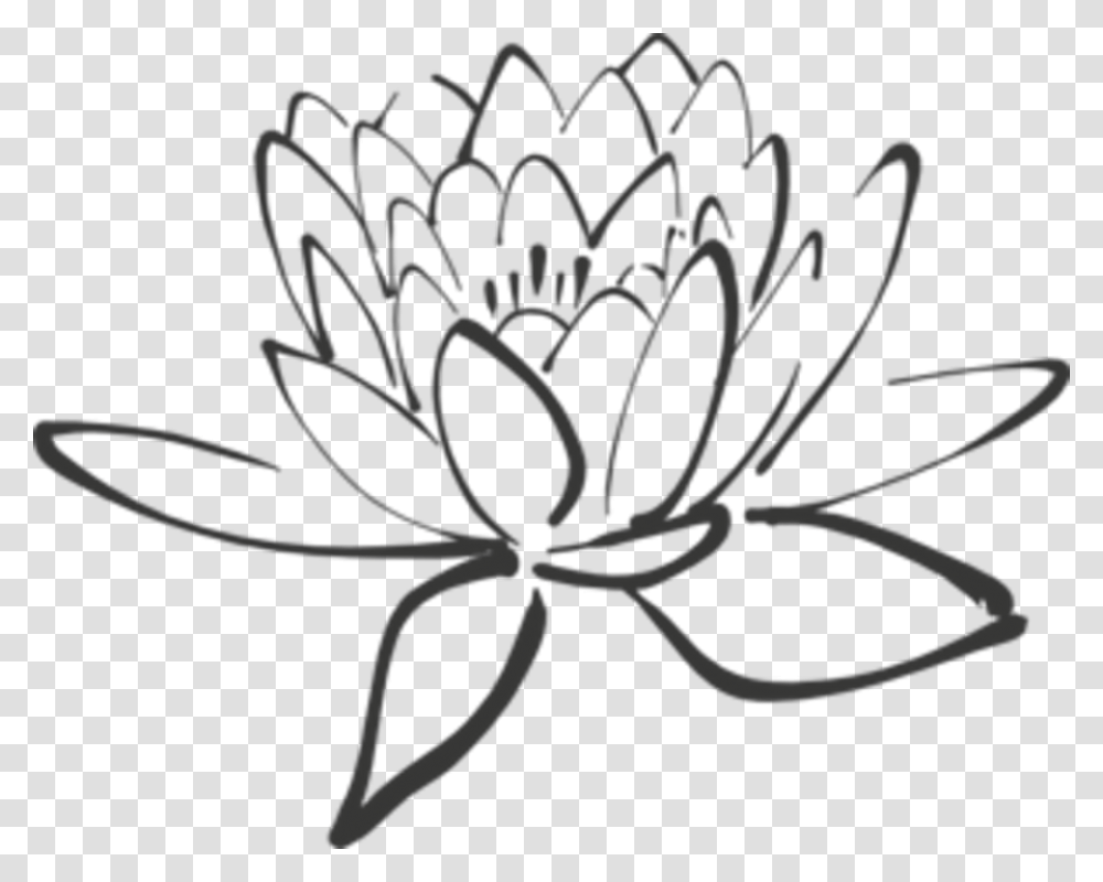 Drawing Chinese Lotus Flower Black Lotus Clip Art, Accessories, Accessory, Jewelry, Spider Transparent Png