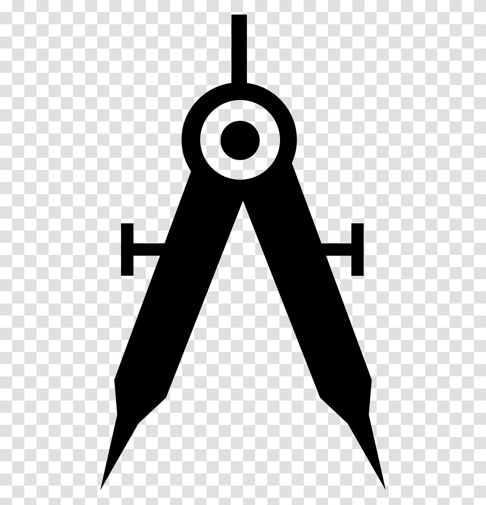 Drawing Compass Computer Aided Design Icon, Stencil, Shears, Scissors, Blade Transparent Png