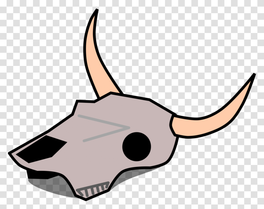 Drawing Cow Head Cow Skull Clipart, Axe, Tool, Leisure Activities, Mammal Transparent Png