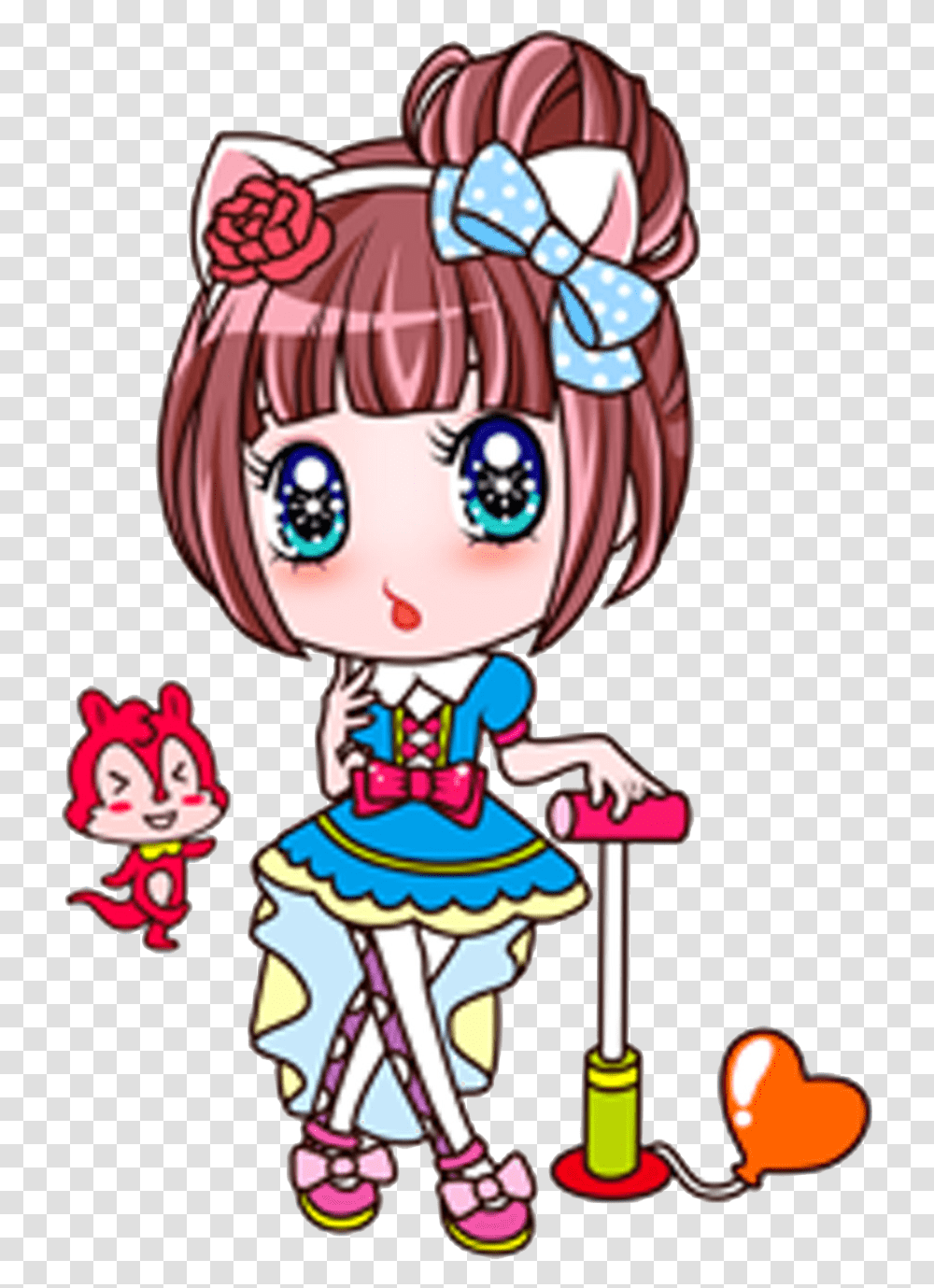 Drawing Cute Doll Cartoon, Toy, Barbie, Figurine, Book Transparent Png