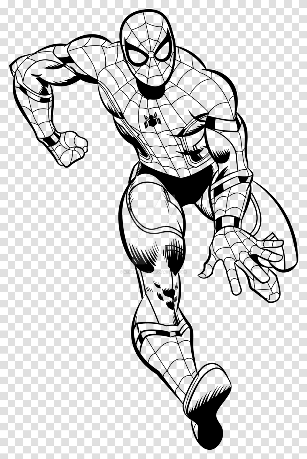 Drawing Dark Spider Man Clipart Free Spiderman John Romita Sr Sketch, Logo Transparent Png