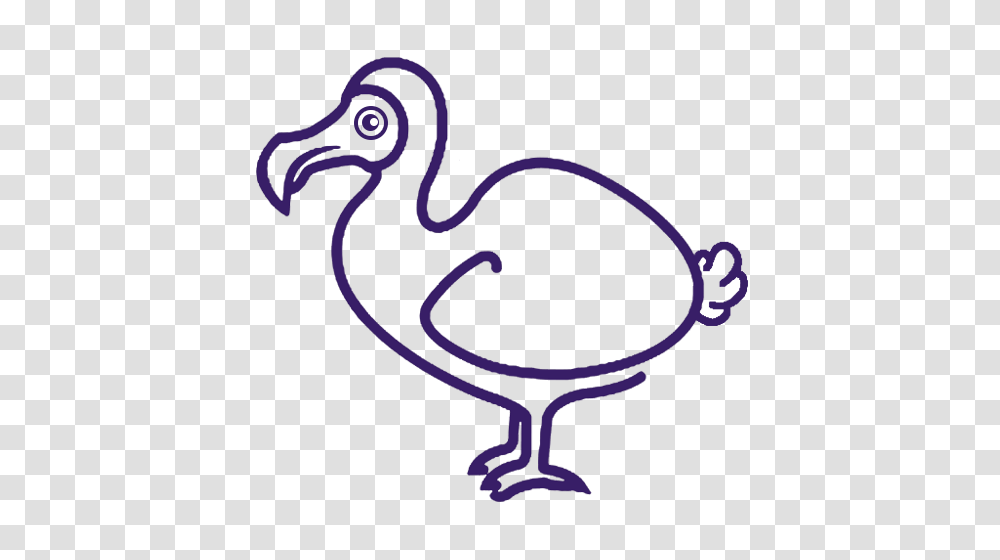 Drawing Dodo Bird Duck Beak, Animal, Waterfowl, Gate, Crane Bird Transparent Png