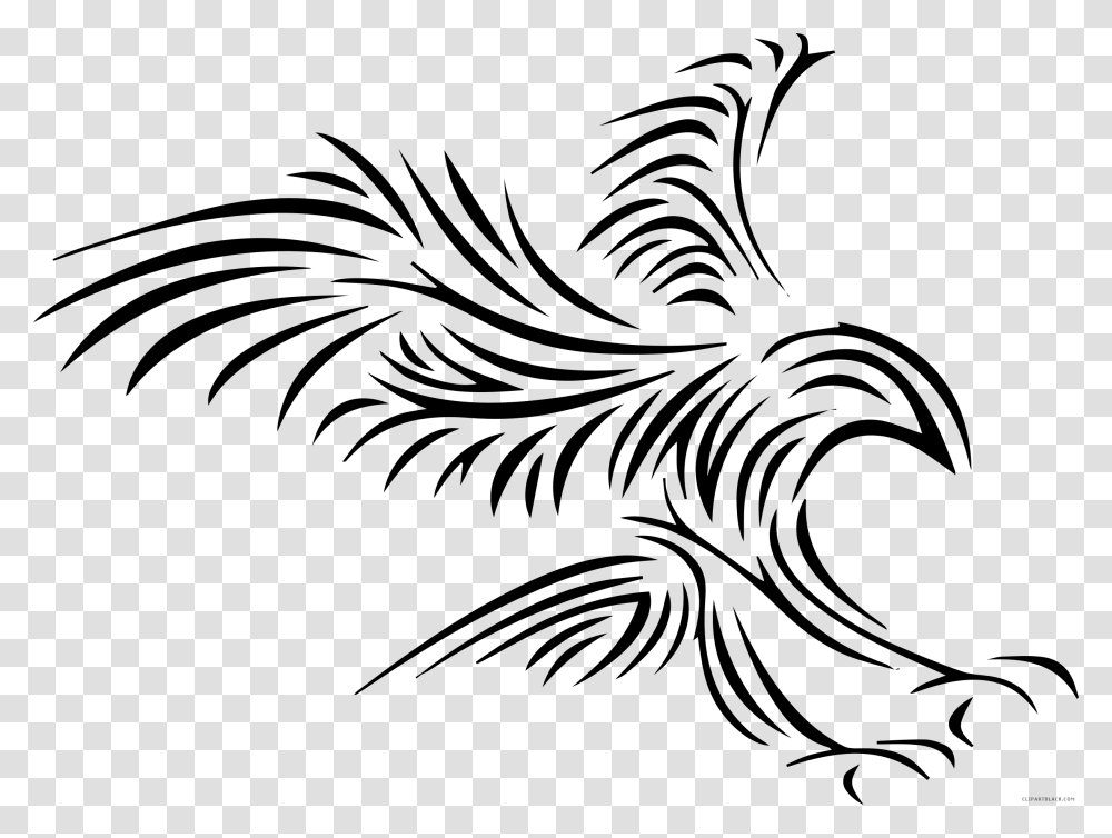 Drawing Eagles Pencil Eagle Tribal Background, Gray, World Of Warcraft Transparent Png