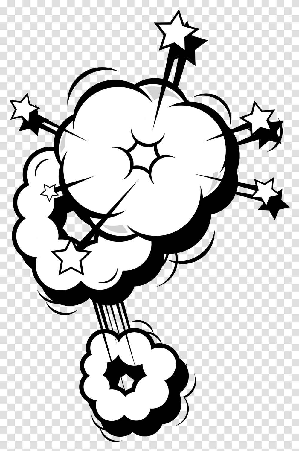 Drawing Explosions Volumetric Cloud, Stencil, Graphics, Art, Floral Design Transparent Png