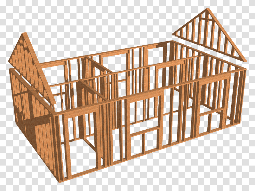 Drawing Express Timber 3d Example Timber Lintel Wooden Frame, Box, Crate, Gate, Countryside Transparent Png