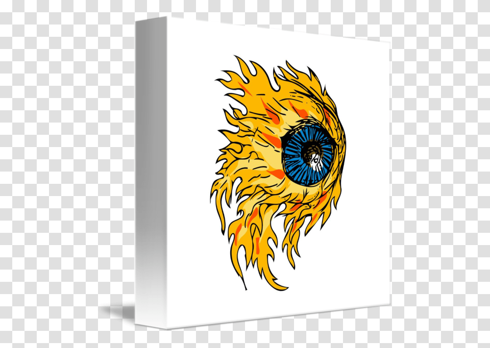 Drawing Eyeballs Flower Sunflower, Tiger, Wildlife Transparent Png