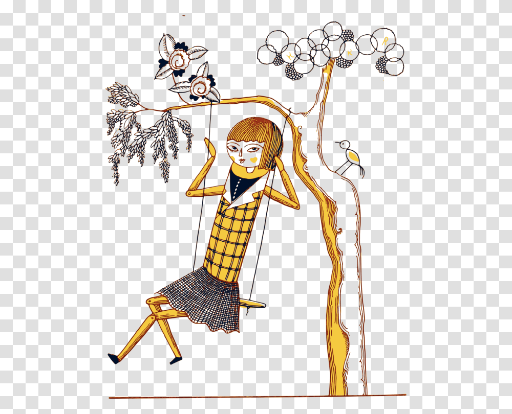 Drawing Fashion Illustration Art Doll, Person, People, Cross, Furniture Transparent Png