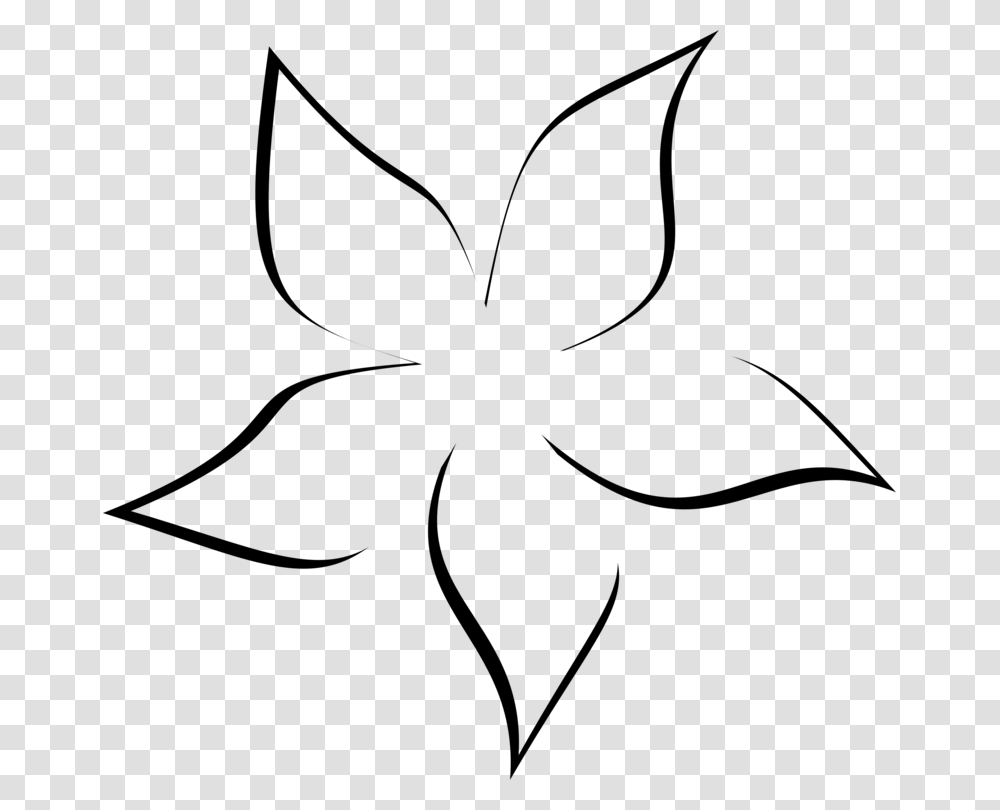 Drawing Flower Petal Abstract Art Plants, Gray, World Of Warcraft Transparent Png