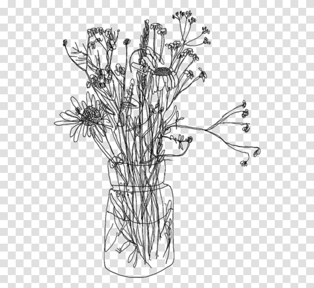 Drawing Flowers Tumblr, Plant, Chandelier, Lamp Transparent Png