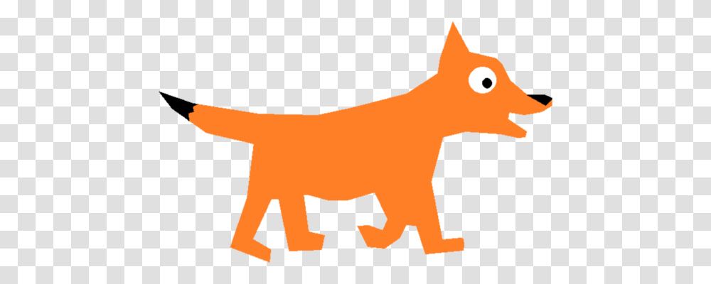 Drawing Fox Running Art, Mammal, Animal, Wildlife, Pet Transparent Png
