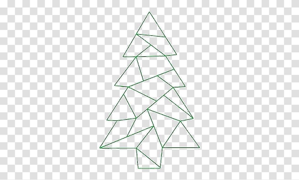 Drawing Geometric Tree Christmas Tree, Triangle, Star Symbol Transparent Png