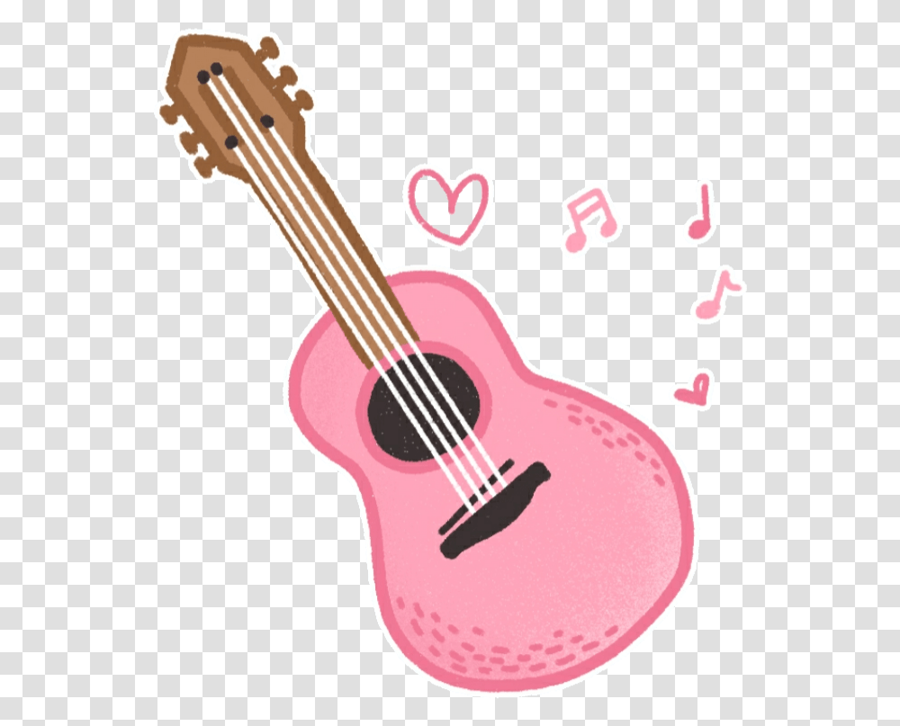 Drawing Guitar Ukulele Cute Guitar Clipart, Leisure Activities, Musical Instrument, Bass Guitar Transparent Png