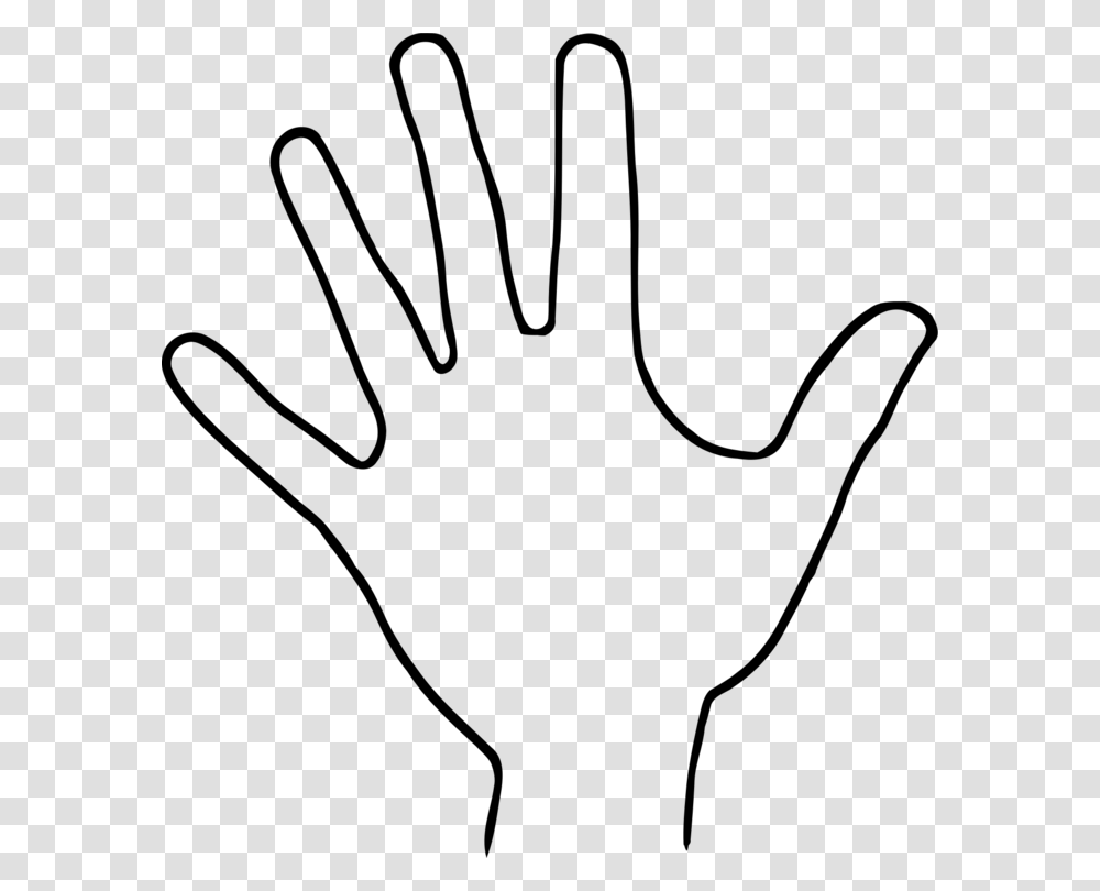 Drawing Hand Outline Document Finger, Gray, World Of Warcraft Transparent Png