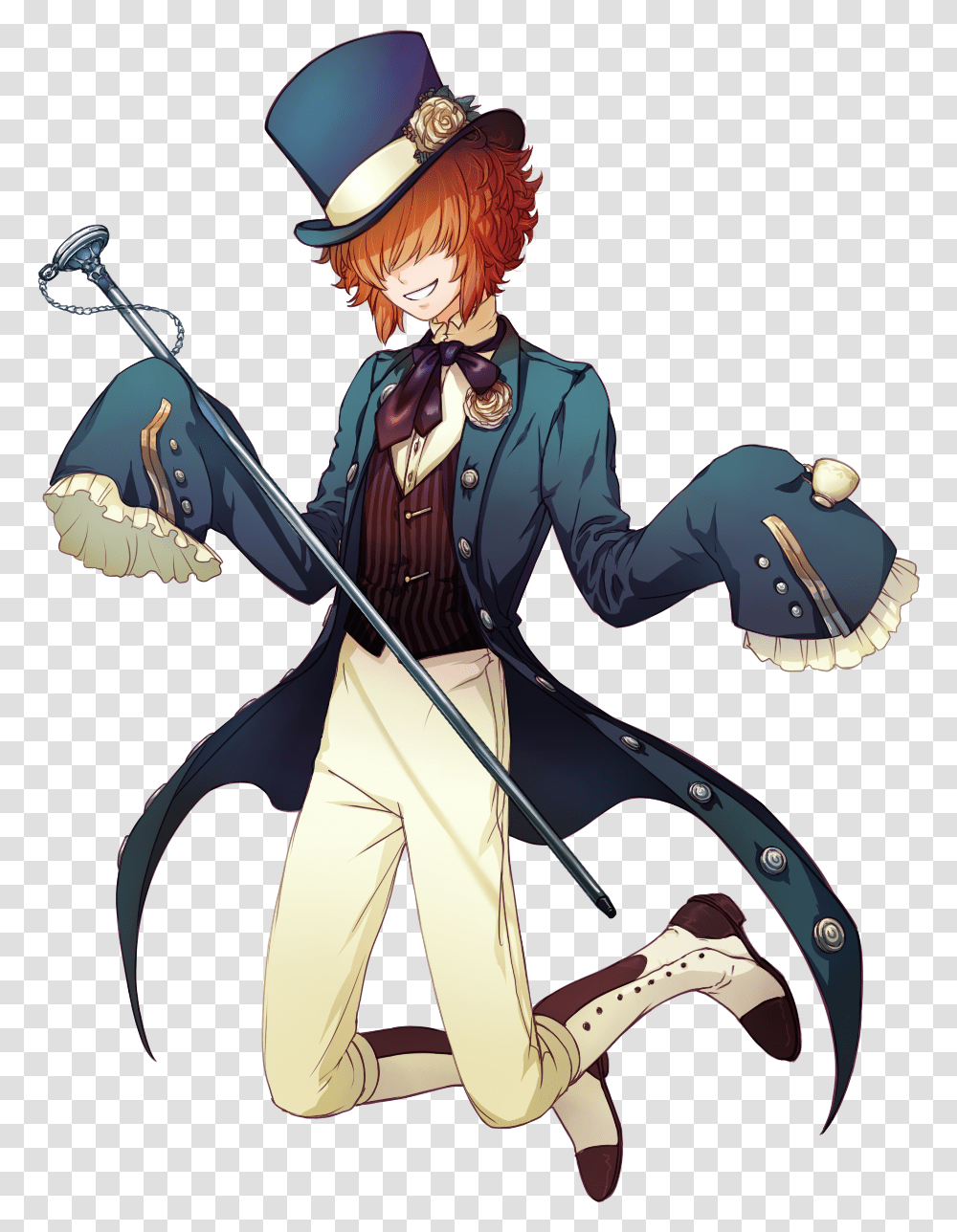 Drawing Hat Hatter Mad Anime The Mad Hatter, Person, Human, Manga, Comics Transparent Png