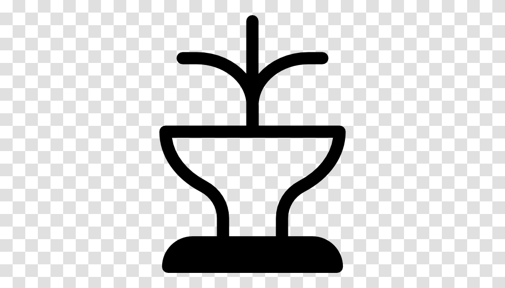 Drawing Icon Water Fountain, Light, Bow, Lamp, Stencil Transparent Png