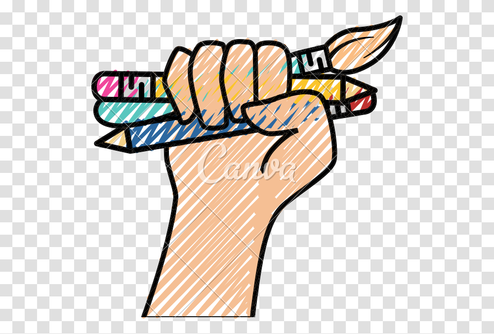 Drawing Icons Art Supply Paintbrush And Pencil Vector, Hand, Fist, Finger Transparent Png