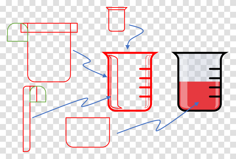 Drawing In Powerpoint Glass Powerpointy, Plot, Cup, Diagram Transparent Png