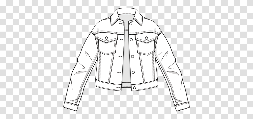 Drawing Jackets Jaket Leather Jacket, Clothing, Apparel, Coat Transparent Png