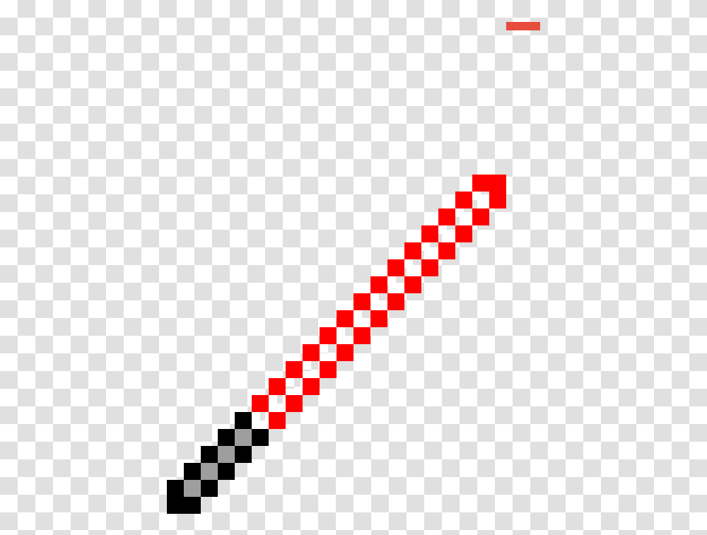 Drawing Lightsaber Line Pixel Art Terraria Swords, Weapon, Weaponry Transparent Png