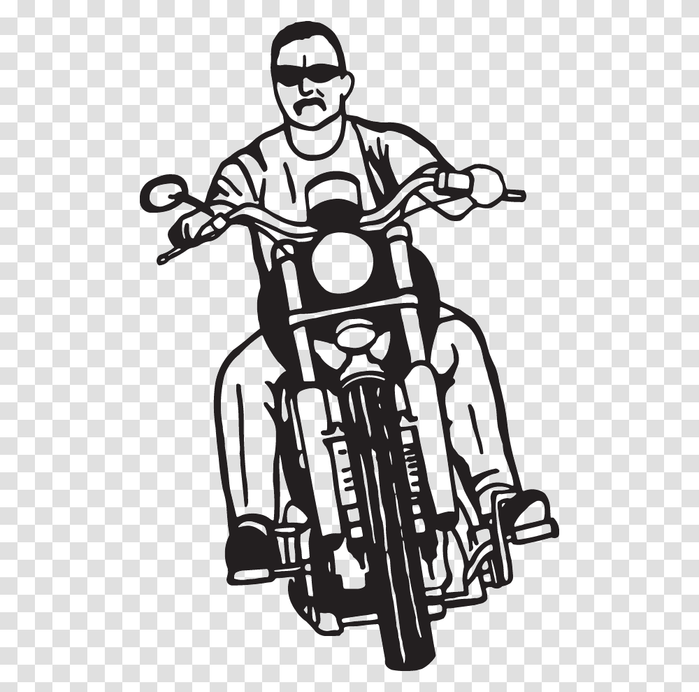 Drawing Motorcycle Chopper Motorbike Chopper Clipart, Stencil, Leisure Activities, Doodle, Musician Transparent Png