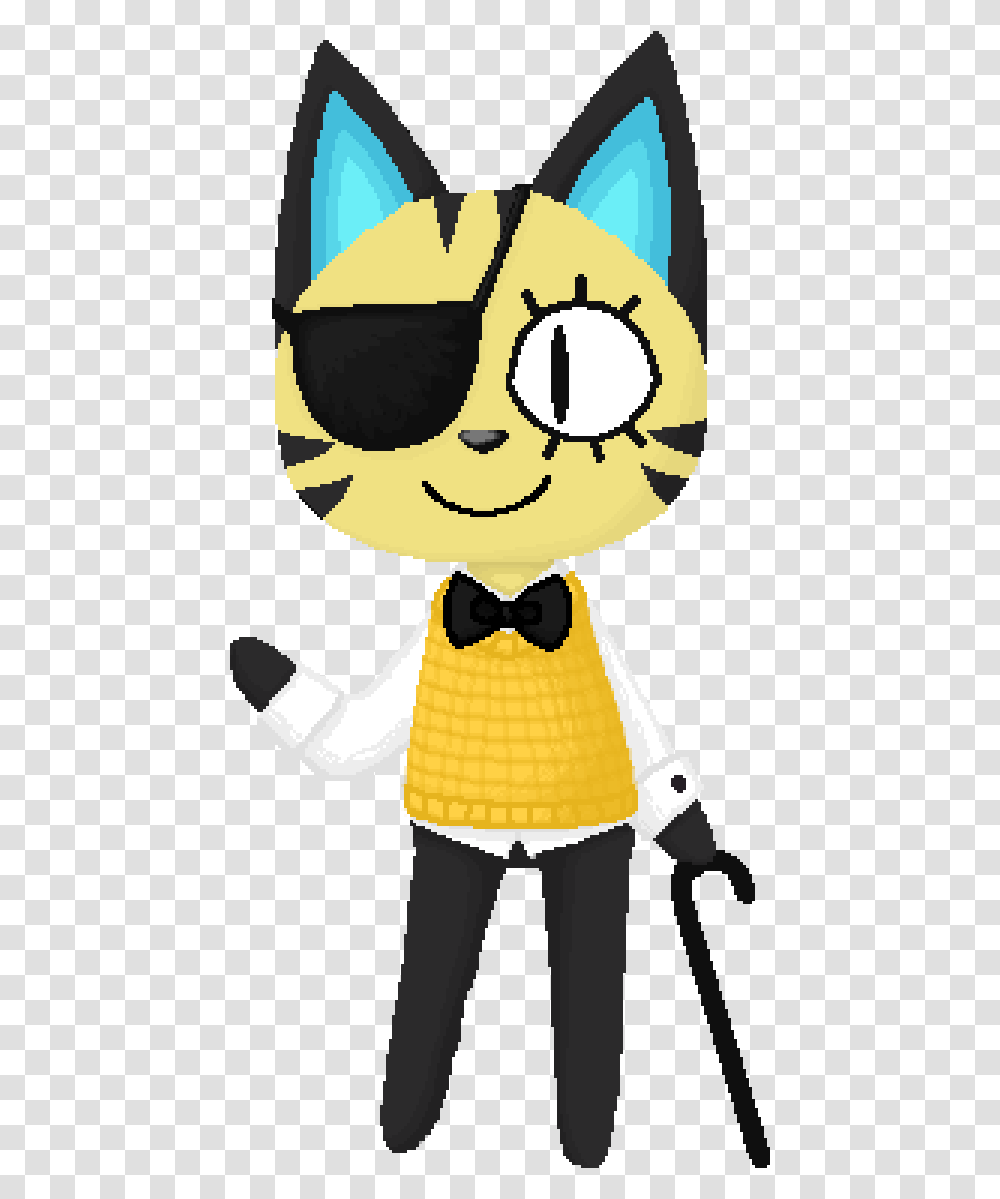 Drawing Of Bill Cipher As An Animal Crossing Character I Bill Cipher Animal Crossing, Person, Human, Mascot, Scarecrow Transparent Png