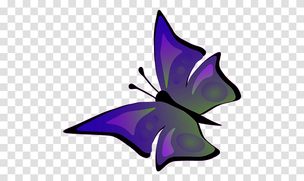 Drawing Of Flying Butterfly, Purple, Floral Design Transparent Png