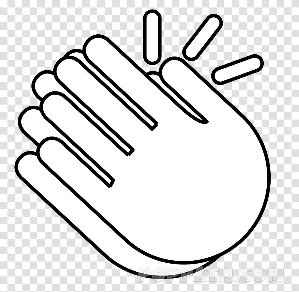 Drawing Of Hands Clapping, Apparel, Mouse, Hardware Transparent Png