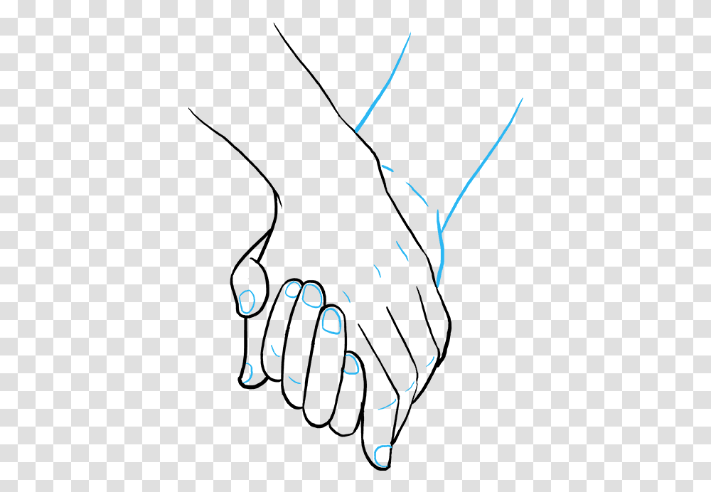Drawing Of Hold Hands, Bubble, Alphabet, Face Transparent Png