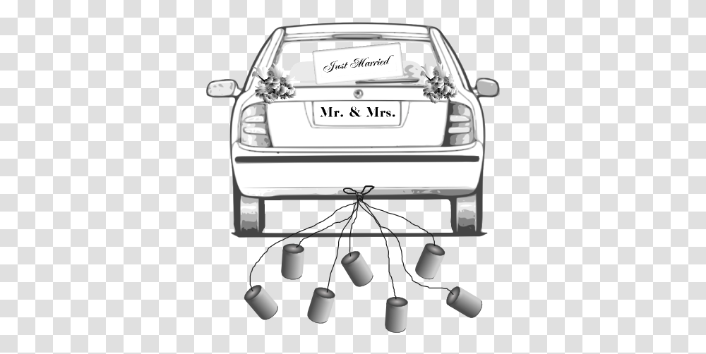 Drawing Of The Back A Car Cartoon Back Of Car Drawing, Bumper, Vehicle, Transportation, Automobile Transparent Png