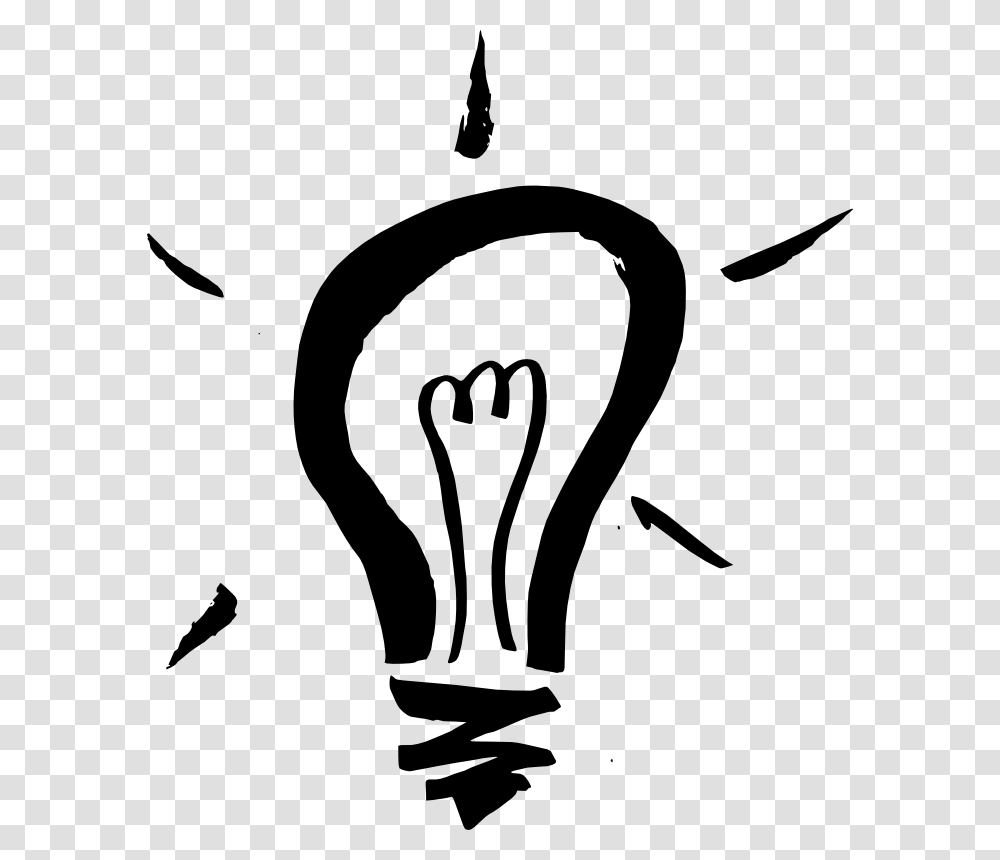 Drawing Onlygfx Illustration, Light, Stencil, Lightbulb, Silhouette Transparent Png