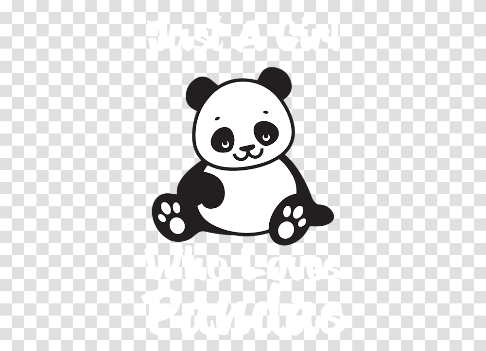 Drawing Panda Draw Easy, Poster, Animal, Mammal, Wildlife Transparent Png