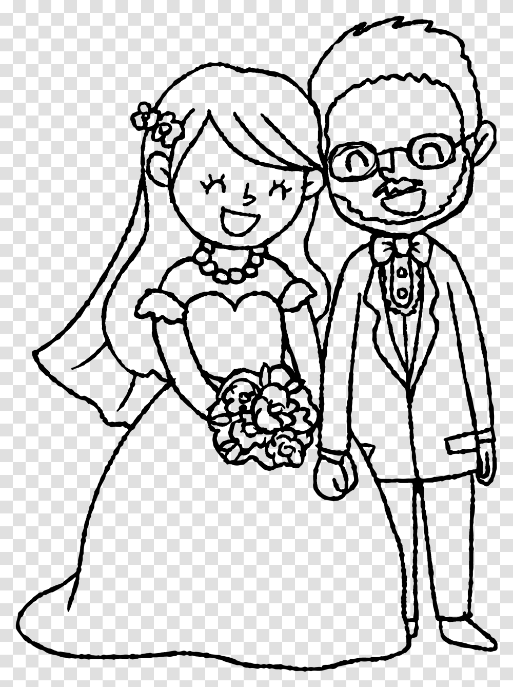 Drawing Photos Marriage Marriage Drawing, Gray, World Of Warcraft Transparent Png