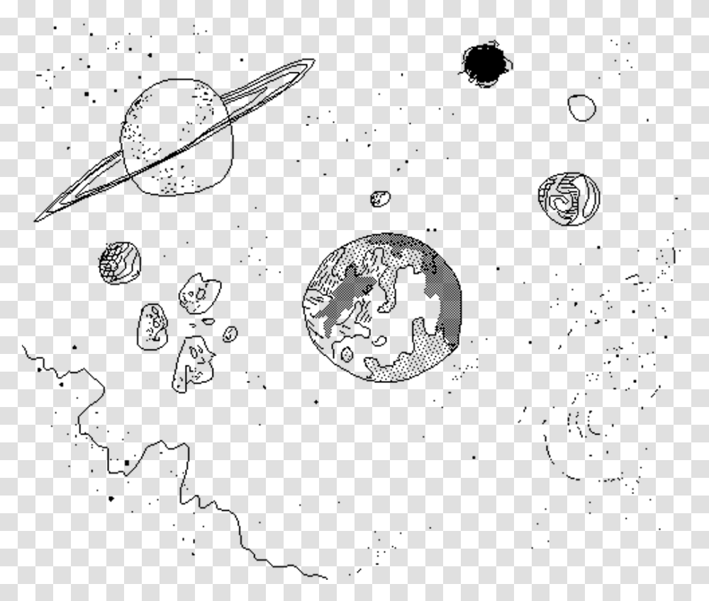 Drawing Planets Sticker By Planets, Gray, World Of Warcraft Transparent Png