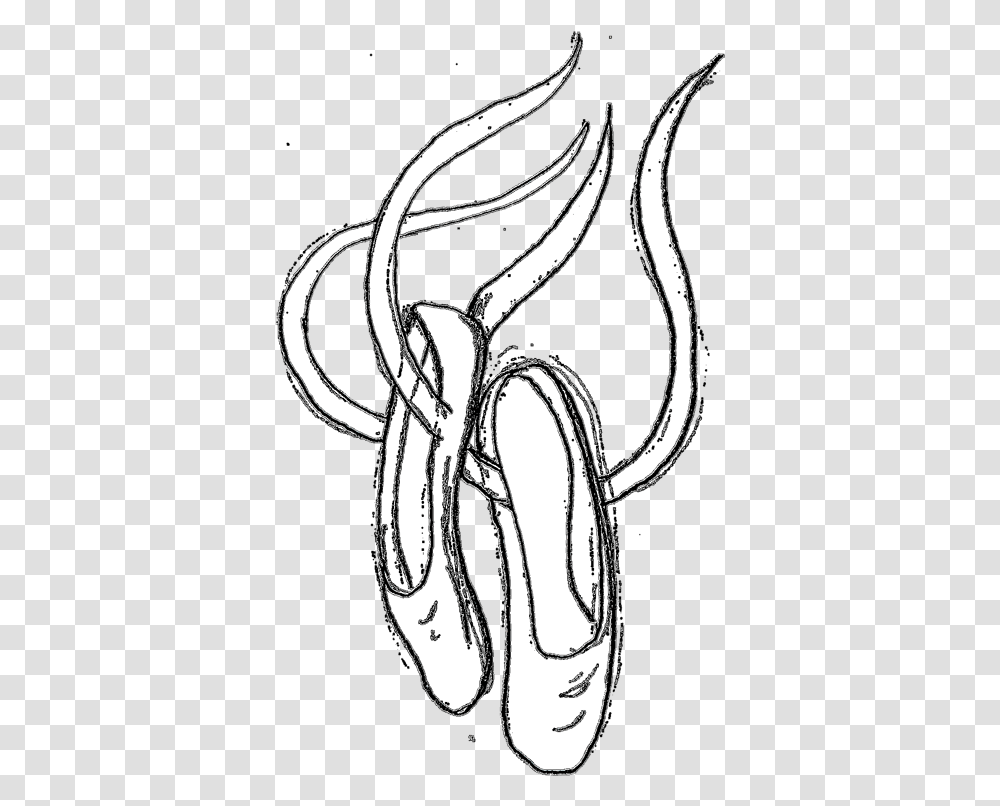 Drawing Pointe Shoes Clipart, Snake, Reptile, Animal, Horseshoe Transparent Png