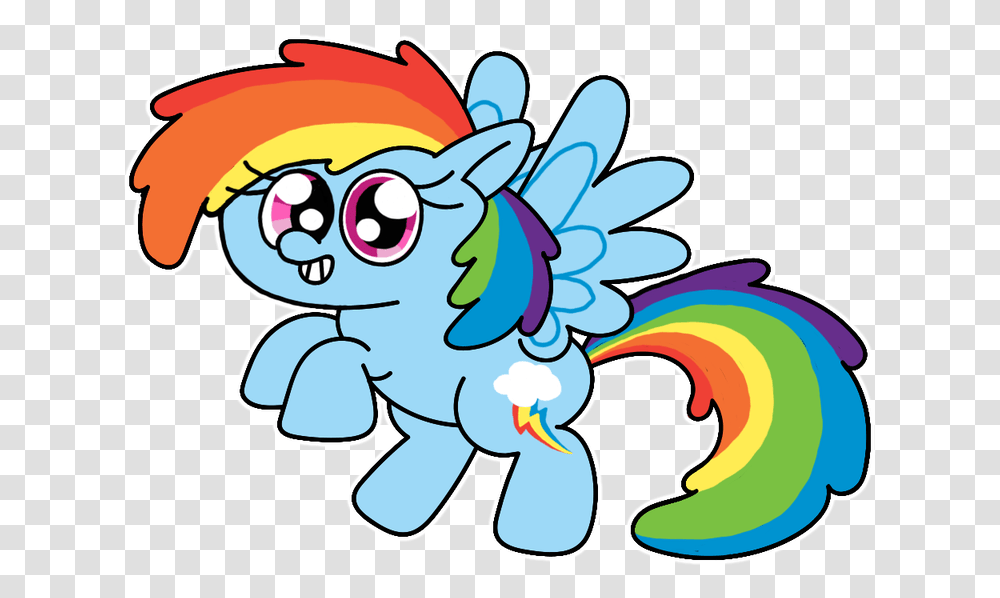 Drawing Ponies Rainbow Dash Cartoon, Pattern, Purple, Toy Transparent Png