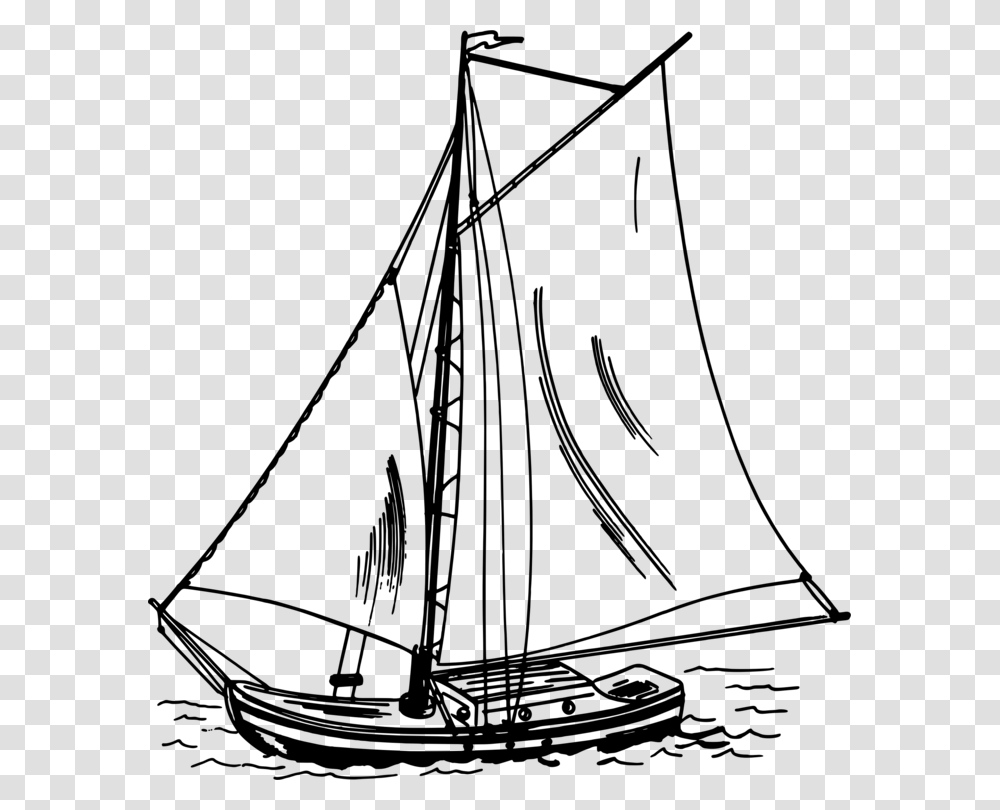 Drawing Sailboats Clipart Sailboat Sailing Boat Clip Art, Gray, World Of Warcraft Transparent Png