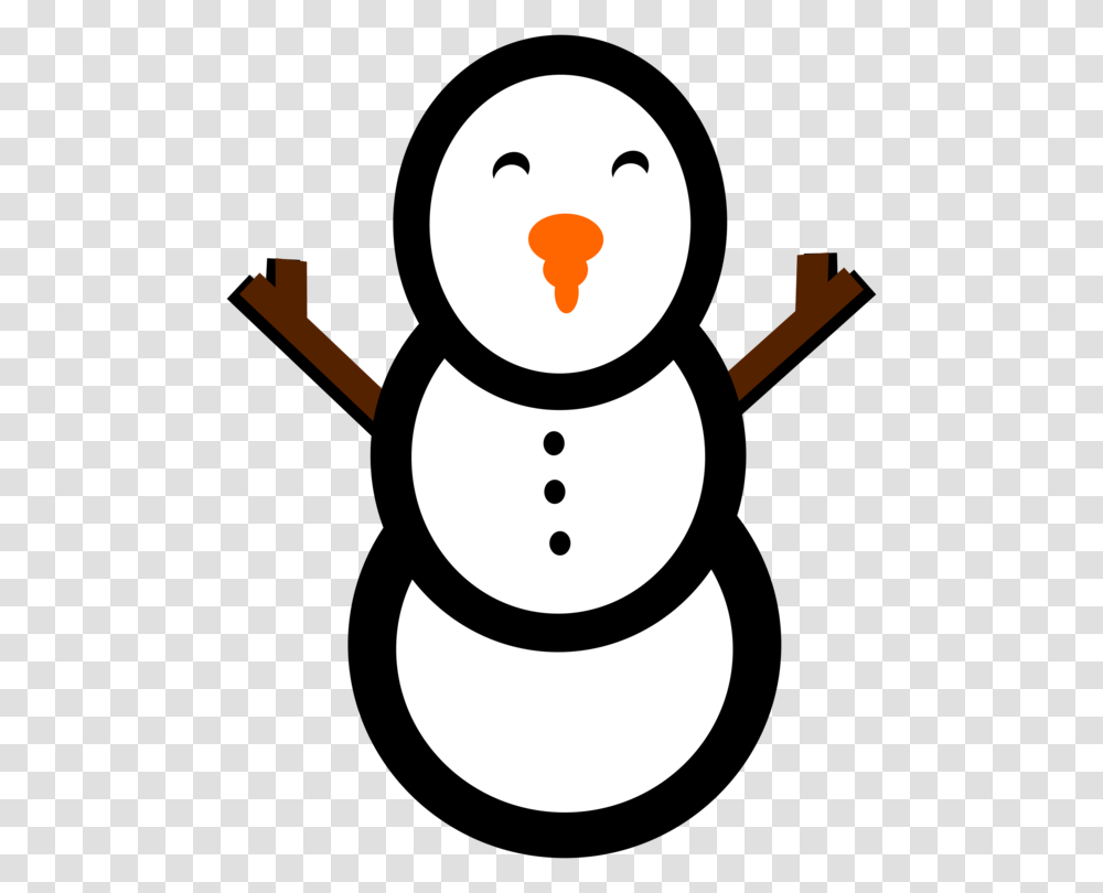 Drawing Snowman Cartoon Line Art, Nature, Outdoors, Winter, Stencil Transparent Png